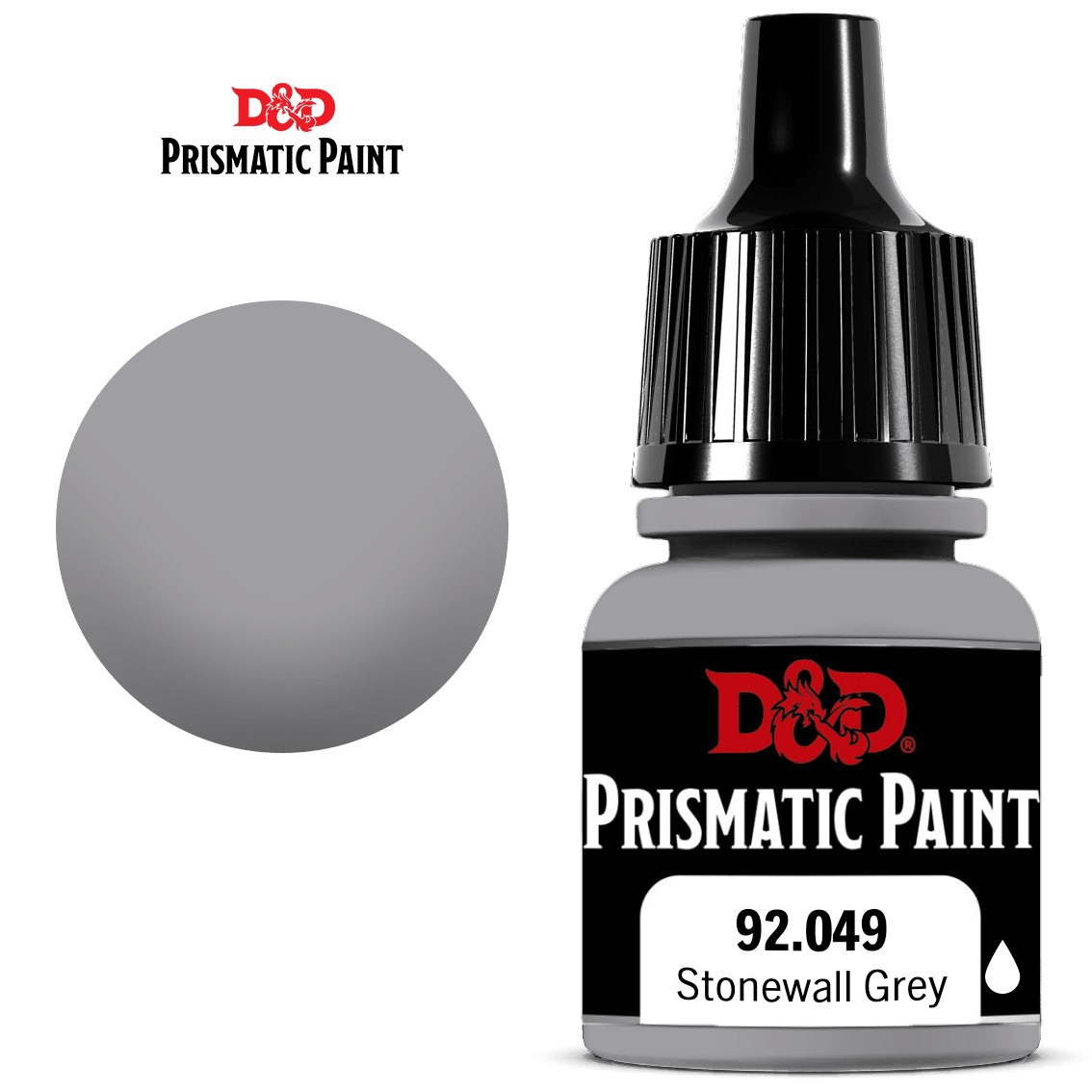 DND Stonewall Grey Prismatic Paint 8ml image 0